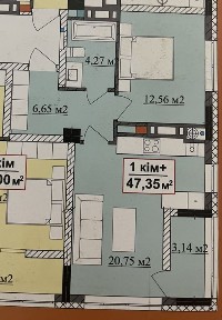 Продається 1.5 кім ЖК Міленіум. Розтермінування