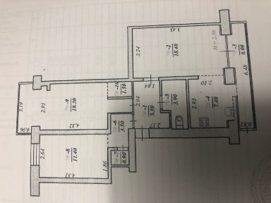 Квартира Годилова 3 кімнати