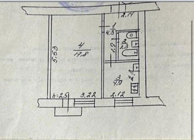 Продаж 1 кімнатноі квартири