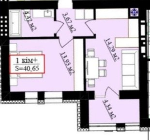 Продам 1-кімнатну квартиру, ОЗЕРО