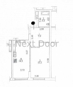 Без комісії 1 кімн. кв. ЖК Чехов-парк м. Ірпінь (центр)