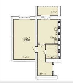 Продам 1к. квартиру жк Левада,. Аэрокосмический. Гагарина. Е-відновл