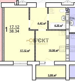 Продам 1к. кв. 39м2, ЖК Миру-3, Новобудова, ХТЗ, м. Індустріальна
