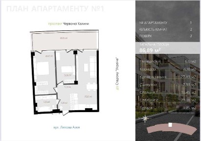 Продаж 2-кім. апартаментів у преміальному комплексі Emily Apartments