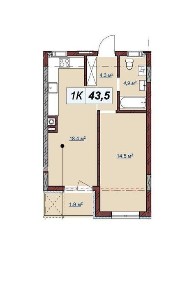 ЖК Бузковий 2| 1кім. кв. 43.5м² |локація Зелена-Навроцького|БЕЗ КОМІСІЇ