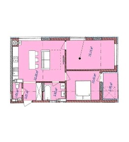 2-кім|ЖК Бузковий 1|Індивідуальне опалення|75К$|здачa кінець 2025 року