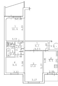 Простора квартира в будинку біля Кримського парку р 17