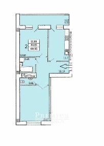 Продам 2 ком квартиру 70м2 Кирпичный дом. Котел. 45400$