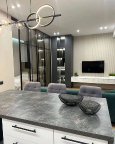 Аркадия. ЖК АТМОСФЕРА. Терраса-парк на крыше дома.