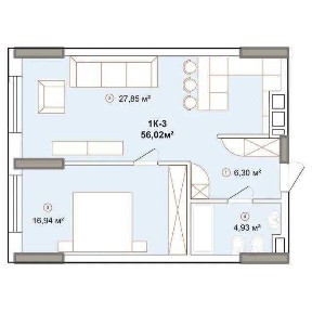 Супер ціна ! 1 кімнатна ЖК Едельвейс, Єдельвейс, Edelweiss House