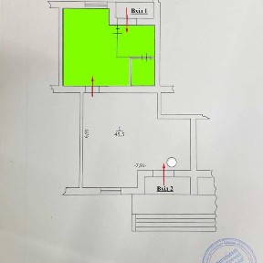 Оренда приміщення 33,4м2 з меблями. Головатого, 20.Окремий вхід.