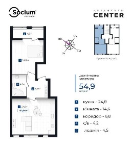 ТЕРМІНОВО Квартира під ремонт центр