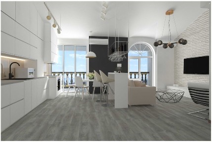 Зеленый мыс. Дизайнерский ремонт, кухня 27,6 м. Вид на море