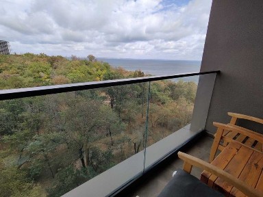 2 ком, ЖК Гринвуд ( GreenWood), ремонт, вид на море. Французский б-р