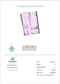 ЖК Атмосфера продам квартиру вид на море!