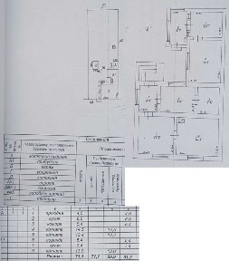 3-х кімнатний будинок 71 кв. м., житловий стан, 6.5 соток, гараж підвал