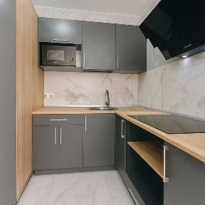 Евродвушка с мебелью и техникой у метро