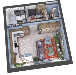 Продам квартиру в новострое, Гостомель. Студия