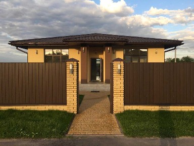 Дом/Котедж з панорамними вікнами і великою терасою Лебедёвка