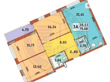 Продаж 3к квартири 78.8 кв. м на вул. Дубищанська 1 • ID 33790814
