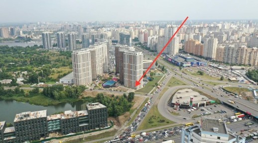 Фасад Фасад 40м2 Вільного планування ЖК Seven