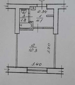 Продам ЗАТИШНУ квартиру-гостинку в районі Автовокзалу