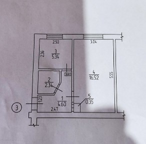 Продам 1 кім квартиру район Критого ринку