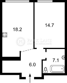 Краща вартість! 1-к 48м2 Некрасова Північно-Сирецька 10 <a href='/newbuilding/7452/view/zk-dibrova-park'>Dibrova Park</a>