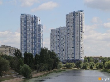 Оренда панорамної 1-кімнатної квартири ЖК Київська Венеція, Соборності