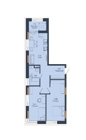 Розтермінув./Продаж 2кім кв. 69м, ЖК N69, Навроцького-Зелена-Ч. Калини