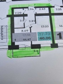 Продаж 1-к кв. 47 м2. 7/10 пов. Індив. опал. Новобудова. Сади-1. №9925
