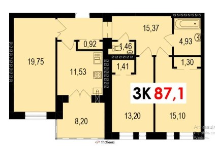 Проадається Готова 3 кім. квартира в ЖК 