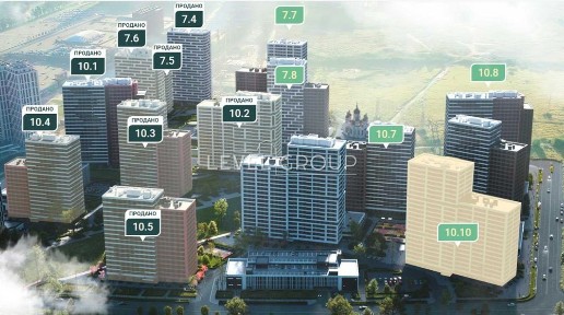 1к квартира 41,5м2, ЖК Варшавський -3