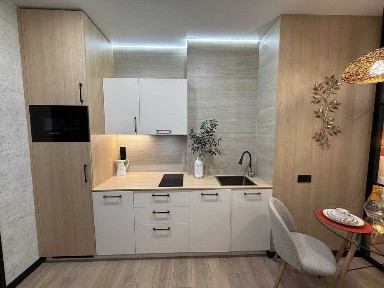 Лучшая студия с дизайн ремонтом и балконом Акрополь парк Победы море