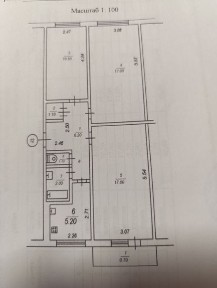 Продаж 3-кімнатної квартири в м. Павлоград