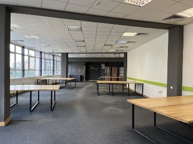 Без %, Аренда офис 300м2, опен-спейс + 2 каб, Коновальца 36Д, БЦ Волна