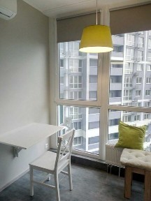 ЖК <a href='/newbuilding/6297/view/zk-lebedinyi'>Лебединый</a> Ревуцкого 40В 2 смарта общ. площ. 42.4 кв. м Вид на озеро