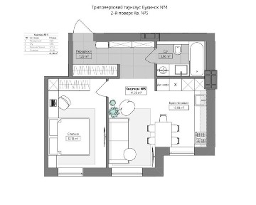 Готова квартира 41 кв. м, 24 міс розтермінування від забудовника, Qside