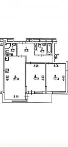 Продаж 2 кімнатної квартири ЖК Варшавський Олександра Олеся 19