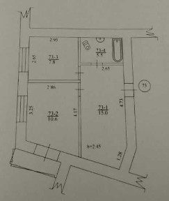 Продам 2-кімнатну квартиру в центрі м. Фастів, Київської обл