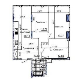 Продажа 3-комнатной квартиры 95 м², Сичеславская Набережная ул.