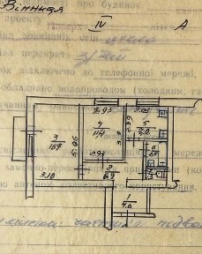 Продам 2 к квартира 50.7 м2 ЦЕНТР міста під ремонт