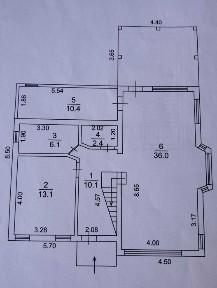 Продаж будинку 115 кв м, 4,5 сот землі, 2 спальні Оболонський рн