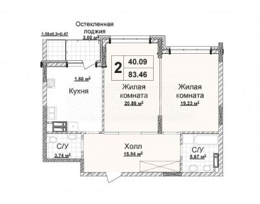 Продаж квартири з видом на басейн Новопечерські Липки