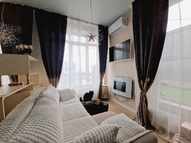 Стильна 1-к квартира (євро 2к) з мансардою та ремонтом, ЖК <a href='/newbuilding/6530/view/zk-grand-burze'>Гранд Бурже</a>