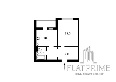 Продаж 1 кімнатної квартири Драгоманова, 1К