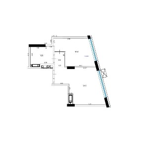 1к 42m 25пов К-6 вул. Братів Чибінєєвих 8г ЖК Терракотта МЕТРО