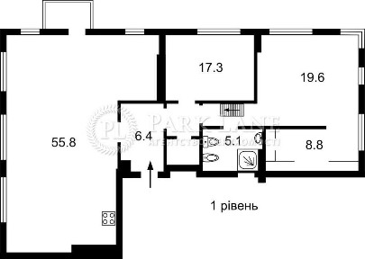 Без% <a href='/newbuilding/6369/view/zk-faina-taun'>Файна Таун</a> 4к квартира з терасою та частковим ремонтом ТОРГ 192м2