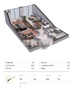 Продаж 1к квартири, ЖК A136 Highlight Tower, вул. Антоновича, 136