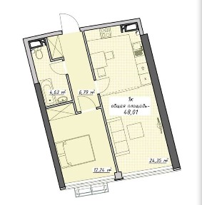 Продам 2 комн. квартиру, новый дом, жк Атмосфера, <a href='/newbuilding/1202/view/zk-kurortnyi'>Курортный</a> пер.